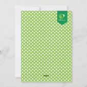 Weihnachten Holiday 12x18 Flat Card (Rückseite)