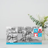 WEIHNACHTEN Holiday 4x8 Fotokarte (Stehend Vorderseite)