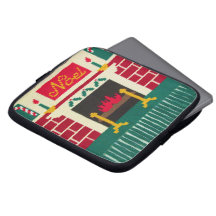 Weihnachten Holiday Artisan Crochet Print Electron