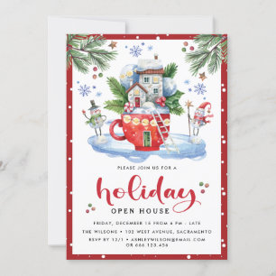 Weihnachten   Holiday Open House Party Einladung