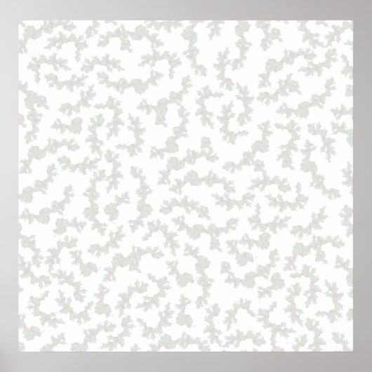 Weihnachten Holly Background - hell Poster (Vorne)