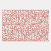 Weihnachten Holly Berries Blume Bundle: Green Red Geschenkpapier Set (Vorderseite 2)