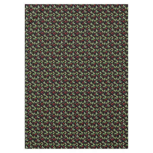 Weihnachten Holly Berries Tischdecke (Vorderseite)