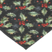 Weihnachten Holly Berries Tischdecke (Schrägansicht)