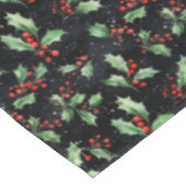 Weihnachten Holly Berries Tischdecke (Schrägansicht)