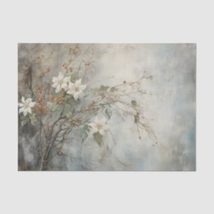 Weihnachten Holly Berry Blume im Winter Decoupage Seidenpapier