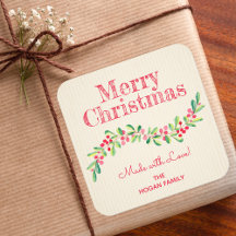 Weihnachten Holly Berry hausgemachte Feiertage Bac