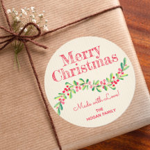 Weihnachten Holly Berry hausgemachte Feiertage Bac