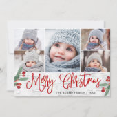 Weihnachten Holly Berry Rustic 5 FOTO (Vorderseite)