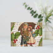 Weihnachten Holly Berry und Kinder (Stehend Vorderseite)