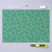 Weihnachten Holly Blätter & Berries mit Schneefloc Seidenpapier (Handwerk)