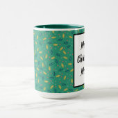 Weihnachten Holly Blätter & Berries mit Schneefloc Tasse (Zentrum)