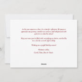 Weihnachten Holly Botanische Grünpflanzen Foto Whi (Rückseite)