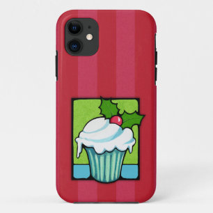 Weihnachten Holly Cupcake rot iPhone 5 Fall Case-Mate iPhone Hülle