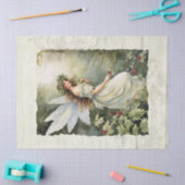 Weihnachten Holly Fairy Pine Forest Rustic Barn Wo Seidenpapier (Basteln)