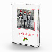 Weihnachten Holly Familie Sake NAME Feierlicher Sp Fotoblock (Rechts)