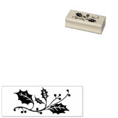 Weihnachten Holly (Farbe auswählen) Gummistempel (Stempel)