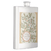 Weihnachten Holly Hübsch Antique Gruß Flachmann (Rechts)