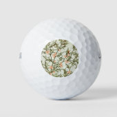 Weihnachten Holly Hübsch Antique Gruß Golfball (Vorderseite)