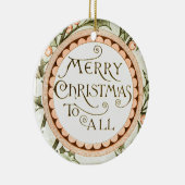 Weihnachten Holly Hübsch Antique Gruß Keramik Ornament (Rechts)