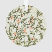 Weihnachten Holly Hübsch Antique Gruß Ornament (Rückseite)