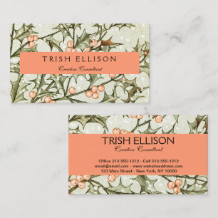 Weihnachten Holly Hübsch Antique Gruß Visitenkarte