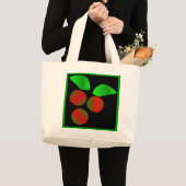 Weihnachten Holly I Jumbo Stoffbeutel (Vorderseite (Produkt))