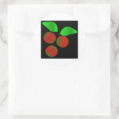 Weihnachten Holly III Runder Aufkleber (Tasche)