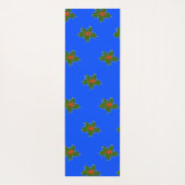 Weihnachten Holly, Ilex aquifolium rote Beeren Yogamatte (Rückseite)