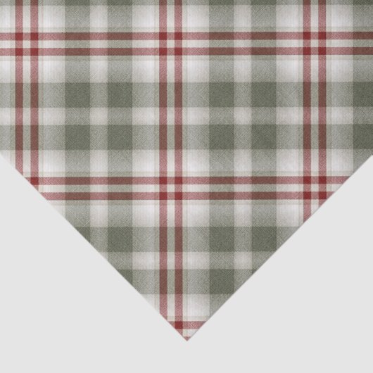 Weihnachten-Holly-KARIERT-HINTERGRUND-Winter-Wünsc Seidenpapier (Detail)