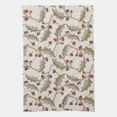 Weihnachten Holly Kitchen Handtuch (Vertikal)