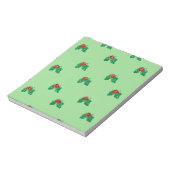 Weihnachten Holly Notizblock (Rotiert)