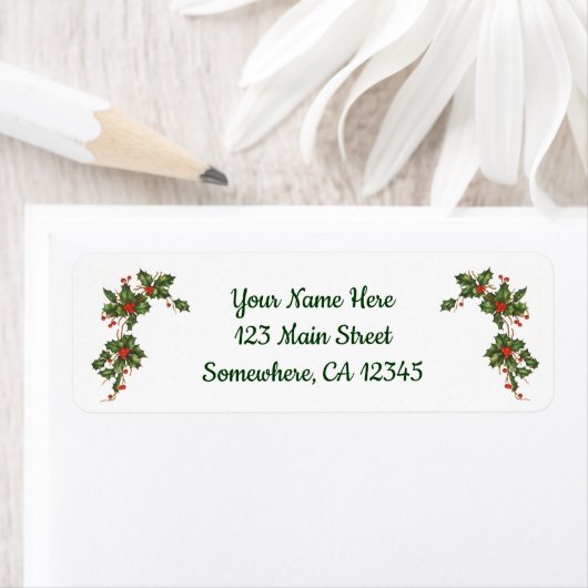 Weihnachten, Holly-Pflanze mit Roten Berries (Insitu)