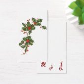 Weihnachten, Holly-Pflanze mit Roten Berries (Schreibtisch)