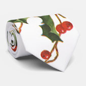 Weihnachten, Holly-Pflanze mit Roten Berries Krawatte (Gerollt)