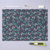 Weihnachten Holly Seamless Muster Seidenpapier (Handwerk)