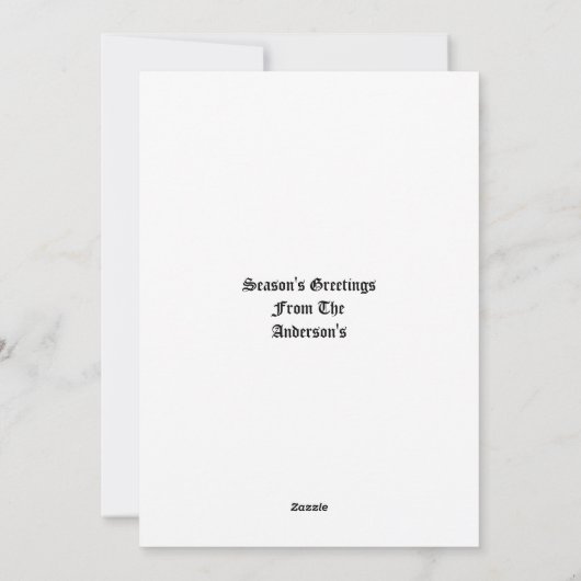 Weihnachten Holly und Mistletoe Grenze zur botanis (Rückseite)