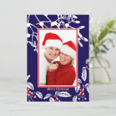 Weihnachten Holly und Mistletoe Grenze zur botanis (Stehend Vorderseite)