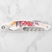 Weihnachten Holly und Poinsettias Kellnermesser (Vorderseite)