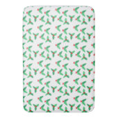 Weihnachten Holly Verlasse Große Badmatte Badematte (Vorderseite Vertikal)