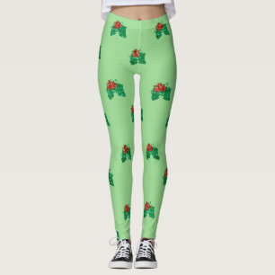 Weihnachten Holly Weihnachten Leggings