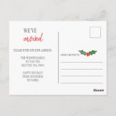 Weihnachten Holly Wir haben das Foto des Urlaubsbe Postkarte (Rückseite)