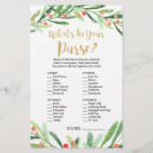 Weihnachten Holly Wreath Was ist in deinem Handsch (Rückseite)