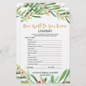 Weihnachten Holly Wreath Was ist in deinem Handsch (Vorne/Hinten)