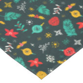 Weihnachten Holys Berries Festliche Bausteine Tischdecke (Schrägansicht)