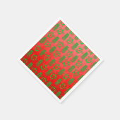 Weihnachten Honu und Tiki Serviette (Ecke)