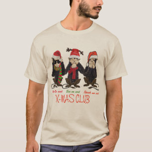 Weihnachten hören zu sehen, keine schlechten T-Shirt