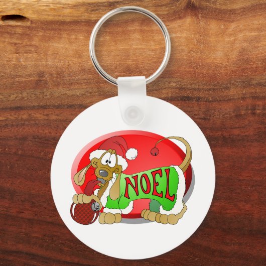 WEIHNACHTEN Hotdog Schlüsselanhänger (Vorderseite)