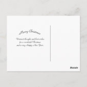 Weihnachten Hühner Schnee Farbe Weihnachten Postkarte (Rückseite)