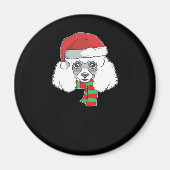Weihnachten Hund Xmas Weihnachtsfeiertag Geschenk Magnet